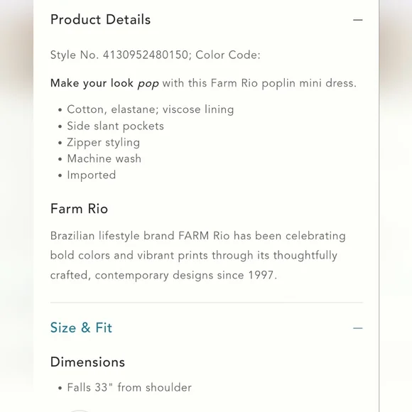 Farm Rio Dress - Picture 5 of 11